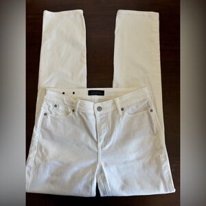 Talbots Jeans - Women’s White, Straight Leg Jeans. *Size 10